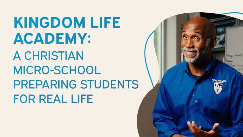 Students at Kingdom Life Academy, a Christian micro-school in Texas, participate in hands-on experiential learning supported by school choice and education freedom initiatives.