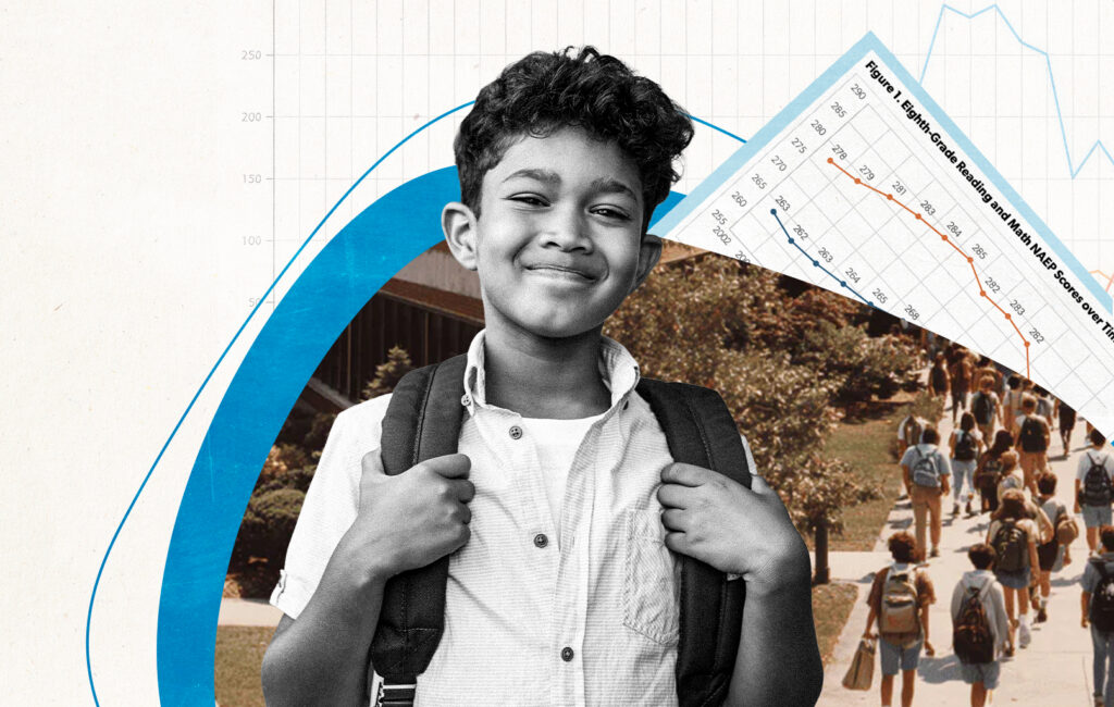 Illustration representing decades of school choice research and outcomes