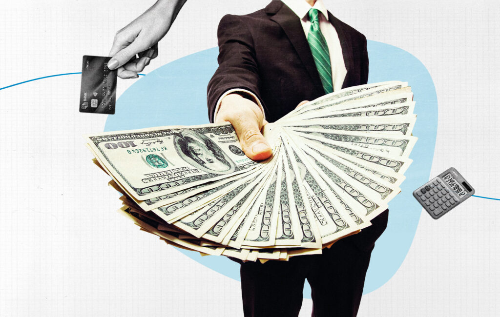 Illustration representing two federal tax credits available to American families