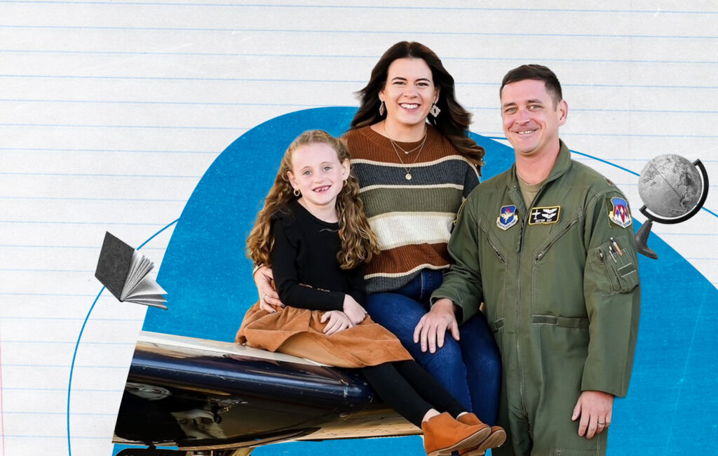 Carol Day and her daughter Savannah, whose scholarship helped her thrive academically