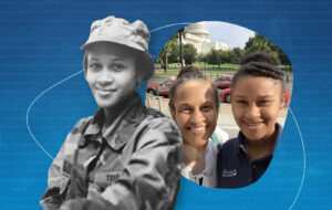 Tonya Johnston, a veteran and mother who found the Opportunity Scholarship for her daughter Joy