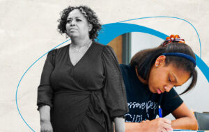 Marquetta Finley sharing her family's school choice story